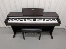 Load image into Gallery viewer, Yamaha Arius YDP-142 Digital Piano and stool in dark rosewood stock #25419
