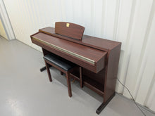 Load image into Gallery viewer, Yamaha Clavinova CLP-220 digital piano and stool in mahogany stock #25427
