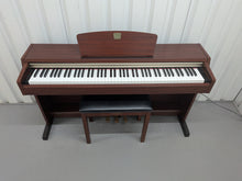Load image into Gallery viewer, Yamaha Clavinova CLP-220 digital piano and stool in mahogany stock #25427
