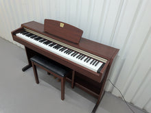 Load image into Gallery viewer, Yamaha Clavinova CLP-220 digital piano and stool in mahogany stock #25427
