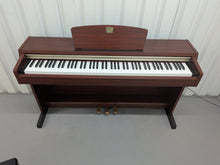 Load image into Gallery viewer, Yamaha Clavinova CLP-220 digital piano and stool in mahogany stock #25427
