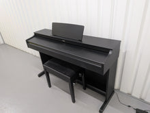 Load image into Gallery viewer, Yamaha Arius YDP-163 Digital Piano and stool in satin black clavinova keyboard stock # 25437
