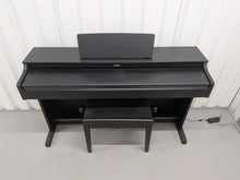 Load image into Gallery viewer, Yamaha Arius YDP-163 Digital Piano and stool in satin black clavinova keyboard stock # 25437
