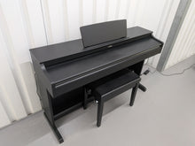 Load image into Gallery viewer, Yamaha Arius YDP-163 Digital Piano and stool in satin black clavinova keyboard stock # 25437
