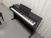 Load image into Gallery viewer, Yamaha Arius YDP-163 Digital Piano and stool in satin black clavinova keyboard stock # 25437
