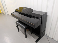 Load image into Gallery viewer, Yamaha Clavinova CLP-340PE glossy black polished ebony Piano stock #25426
