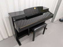 Load image into Gallery viewer, Yamaha Clavinova CLP-340PE glossy black polished ebony Piano stock #25426
