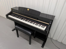 Load image into Gallery viewer, Yamaha Clavinova CLP-340PE glossy black polished ebony Piano stock #25426
