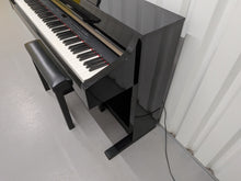 Load image into Gallery viewer, Yamaha Clavinova CLP-340PE glossy black polished ebony Piano stock #25426
