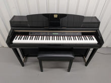 Load image into Gallery viewer, Yamaha Clavinova CLP-280 in Polished glossy black + matching stool stock # 25424
