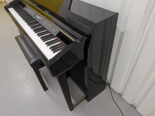 Load image into Gallery viewer, Yamaha Clavinova CLP-280 in Polished glossy black + matching stool stock # 25424
