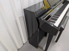 Load image into Gallery viewer, Yamaha Clavinova CLP-280 in Polished glossy black + matching stool stock # 25424
