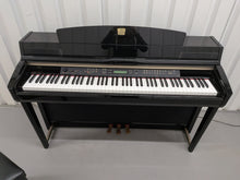 Load image into Gallery viewer, Yamaha Clavinova CLP-280 in Polished glossy black + matching stool stock # 25424
