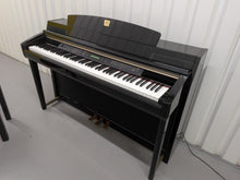 Load image into Gallery viewer, Yamaha Clavinova CLP-280 in Polished glossy black + matching stool stock # 25424
