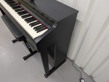 Load image into Gallery viewer, Roland HP504 digital piano and stool in satin black finish stock number 25436
