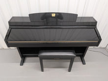 Load image into Gallery viewer, Yamaha Clavinova CLP-230PE piano +stool polished ebony glossy black stock # 25452
