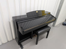 Load image into Gallery viewer, Yamaha Clavinova CLP-230PE piano +stool polished ebony glossy black stock # 25452
