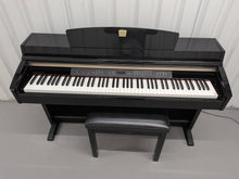 Load image into Gallery viewer, Yamaha Clavinova CLP-230PE piano +stool polished ebony glossy black stock # 25452
