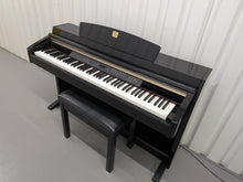 Load image into Gallery viewer, Yamaha Clavinova CLP-230PE piano +stool polished ebony glossy black stock # 25452
