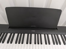 Load image into Gallery viewer, Yamaha P145 Digital Piano X Frame Package, Black  stock #25449
