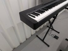 Load image into Gallery viewer, Yamaha P145 Digital Piano X Frame Package, Black  stock #25449
