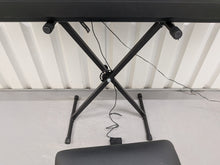 Load image into Gallery viewer, Yamaha P145 Digital Piano X Frame Package, Black  stock #25449
