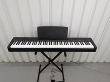 Load image into Gallery viewer, Yamaha P145 Digital Piano X Frame Package, Black  stock #25449
