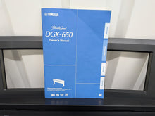 Load image into Gallery viewer, Yamaha DGX-650 in black 88 Weighted Keys Portable Grand stock #25441
