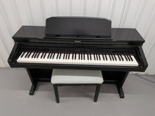 Load image into Gallery viewer, TECHNICS SX-PX338 DIGITAL PIANO AND STOOL IN BLACK stock #25443
