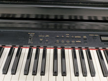 Load image into Gallery viewer, TECHNICS SX-PX338 DIGITAL PIANO AND STOOL IN BLACK stock #25443
