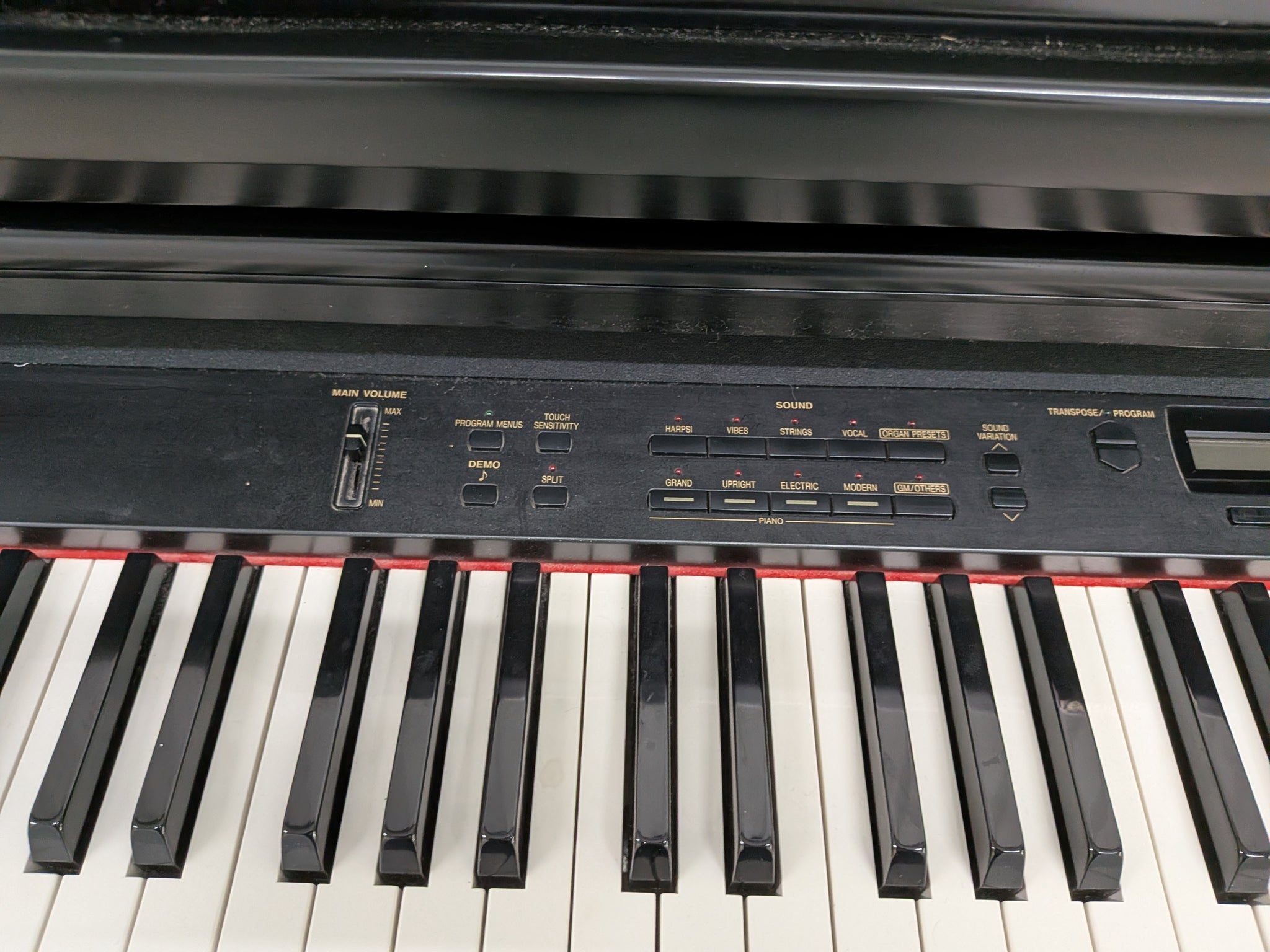 TECHNICS SX-PX338 DIGITAL PIANO AND STOOL IN BLACK stock #25443