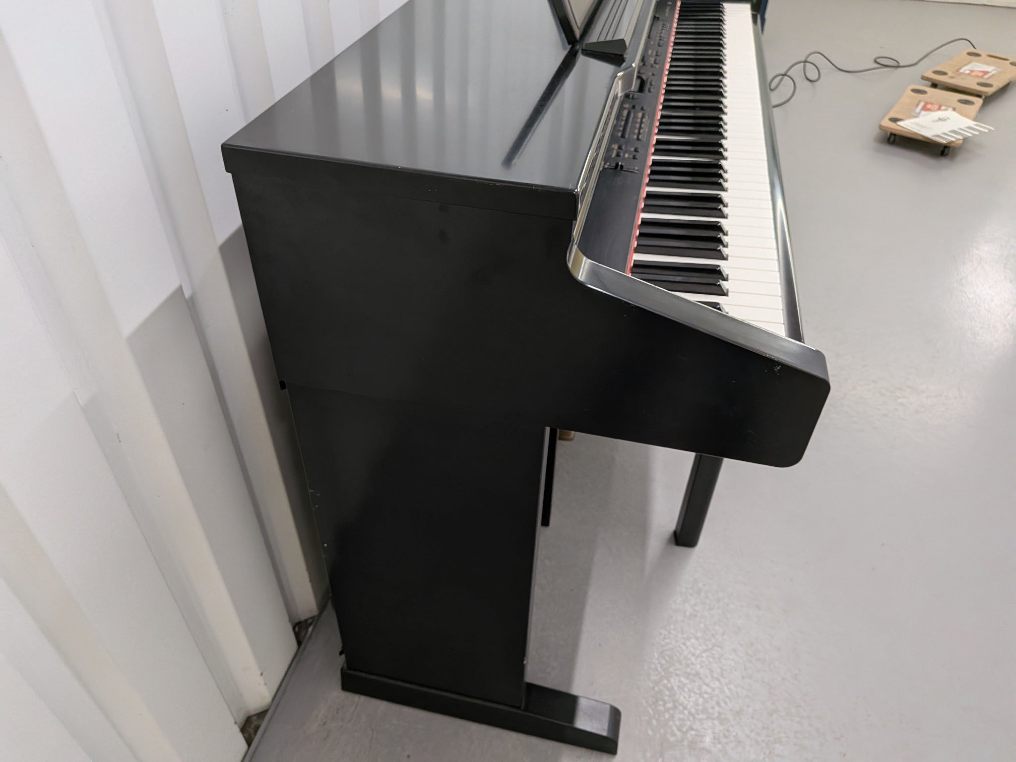 TECHNICS SX-PX338 DIGITAL PIANO AND STOOL IN BLACK stock #25443