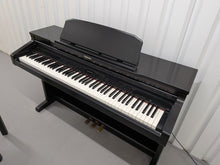 Load image into Gallery viewer, TECHNICS SX-PX338 DIGITAL PIANO AND STOOL IN BLACK stock #25443

