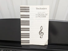 Load image into Gallery viewer, TECHNICS SX-PX338 DIGITAL PIANO AND STOOL IN BLACK stock #25443
