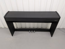 Load image into Gallery viewer, Roland F107 compact slim size Digital Bluetooth Piano in black  stock # 25455
