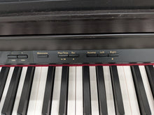 Load image into Gallery viewer, Roland HP302 digital piano and stool in dark rosewood finish stock number 25464
