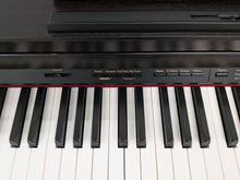 Load image into Gallery viewer, Roland HP302 digital piano and stool in dark rosewood finish stock number 25464
