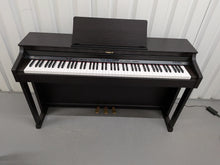 Load image into Gallery viewer, Roland HP302 digital piano and stool in dark rosewood finish stock number 25464
