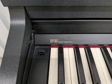 Load image into Gallery viewer, Roland HP503 digital piano and stool in satin black finish stock number 25466
