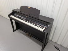Load image into Gallery viewer, Roland HP506 Digital Piano in rosewood wooden action keys + stool Stock #25462
