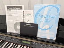 Load image into Gallery viewer, YAMAHA CLAVINOVA CLP-380PE DIGITAL PIANO + STOOL GLOSSY BLACK stock nr 25463
