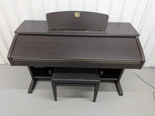 Load image into Gallery viewer, Yamaha Clavinova CVP-301 Digital Piano / arranger + stool in rosewood. stock # 25469
