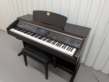 Load image into Gallery viewer, Yamaha Clavinova CVP-301 Digital Piano / arranger + stool in rosewood. stock # 25469
