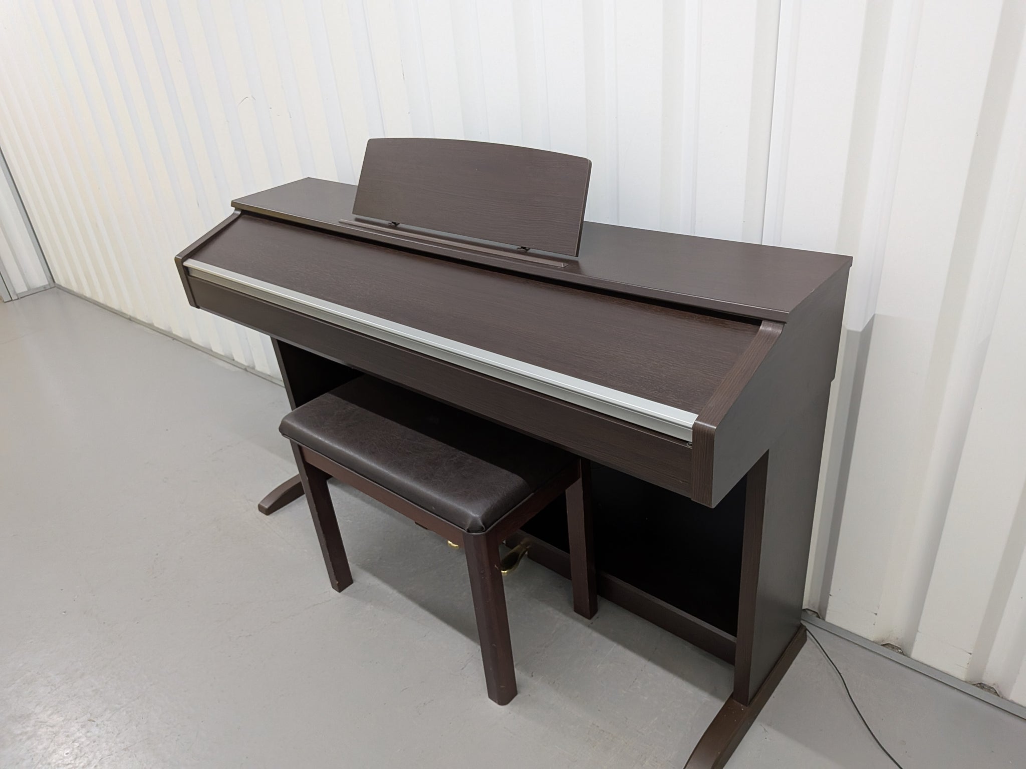 CASIO CELVIANO AP-220 DIGITAL PIANO AND STOOL IN DARK ROSEWOOD