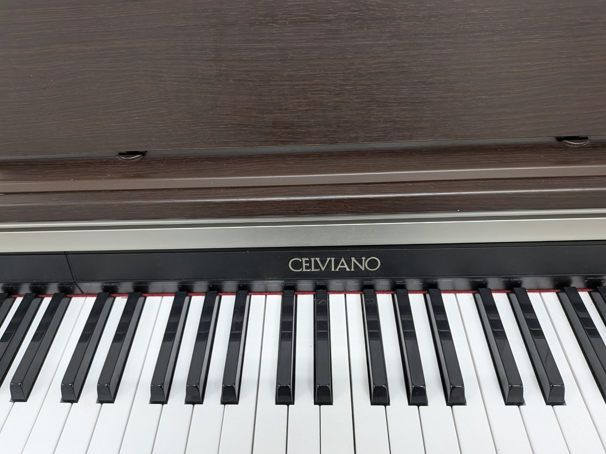 CASIO CELVIANO AP-220 DIGITAL PIANO AND STOOL IN DARK ROSEWOOD