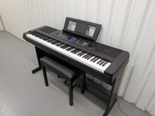 Load image into Gallery viewer, Yamaha DGX-650 in black 88 Weighted Keys Portable Grand 3 pedals stock #25480
