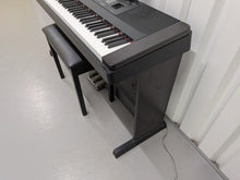 Load image into Gallery viewer, Yamaha DGX-650 in black 88 Weighted Keys Portable Grand 3 pedals stock #25480
