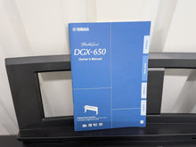 Load image into Gallery viewer, Yamaha DGX-650 in black 88 Weighted Keys Portable Grand 3 pedals stock #25480
