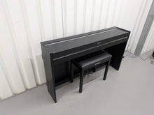 Load image into Gallery viewer, Yamaha Arius YDP-S51 black Digital Piano and stool Slimline space saver stock number 25483
