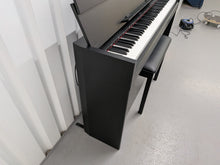 Load image into Gallery viewer, Yamaha Arius YDP-S51 black Digital Piano and stool Slimline space saver stock number 25483
